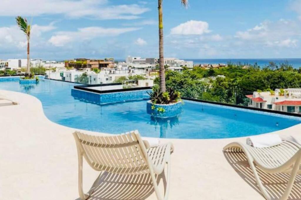Loft View Sea The Best Ubication At 5Th Av Плая-дель-Кармен Экстерьер фото