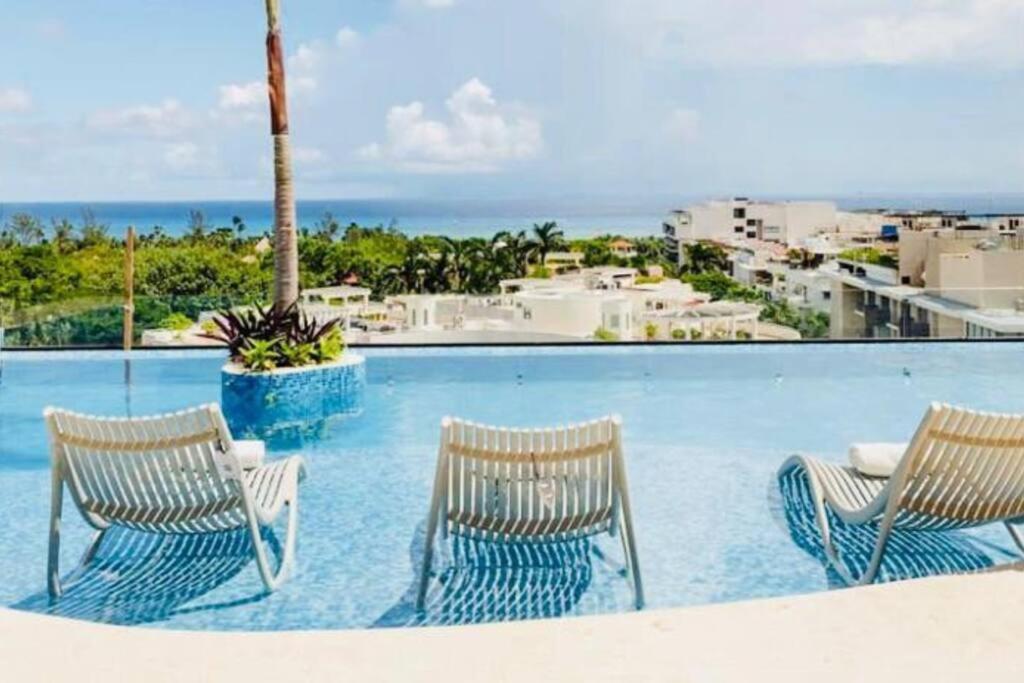 Loft View Sea The Best Ubication At 5Th Av Плая-дель-Кармен Экстерьер фото